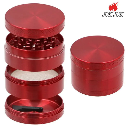 40/50/63Mm Aluminium Alloy Tobacco Grinder 4 Layers Herbs Grinders Mill Pepper Pot Spice Dry Herb Crusher Tool for Smoking